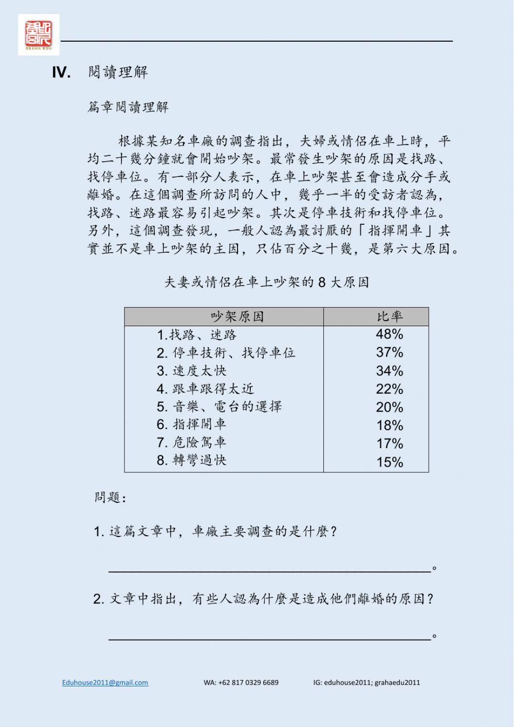 Welcome to Taiwan 4 Worksheet Unit 7