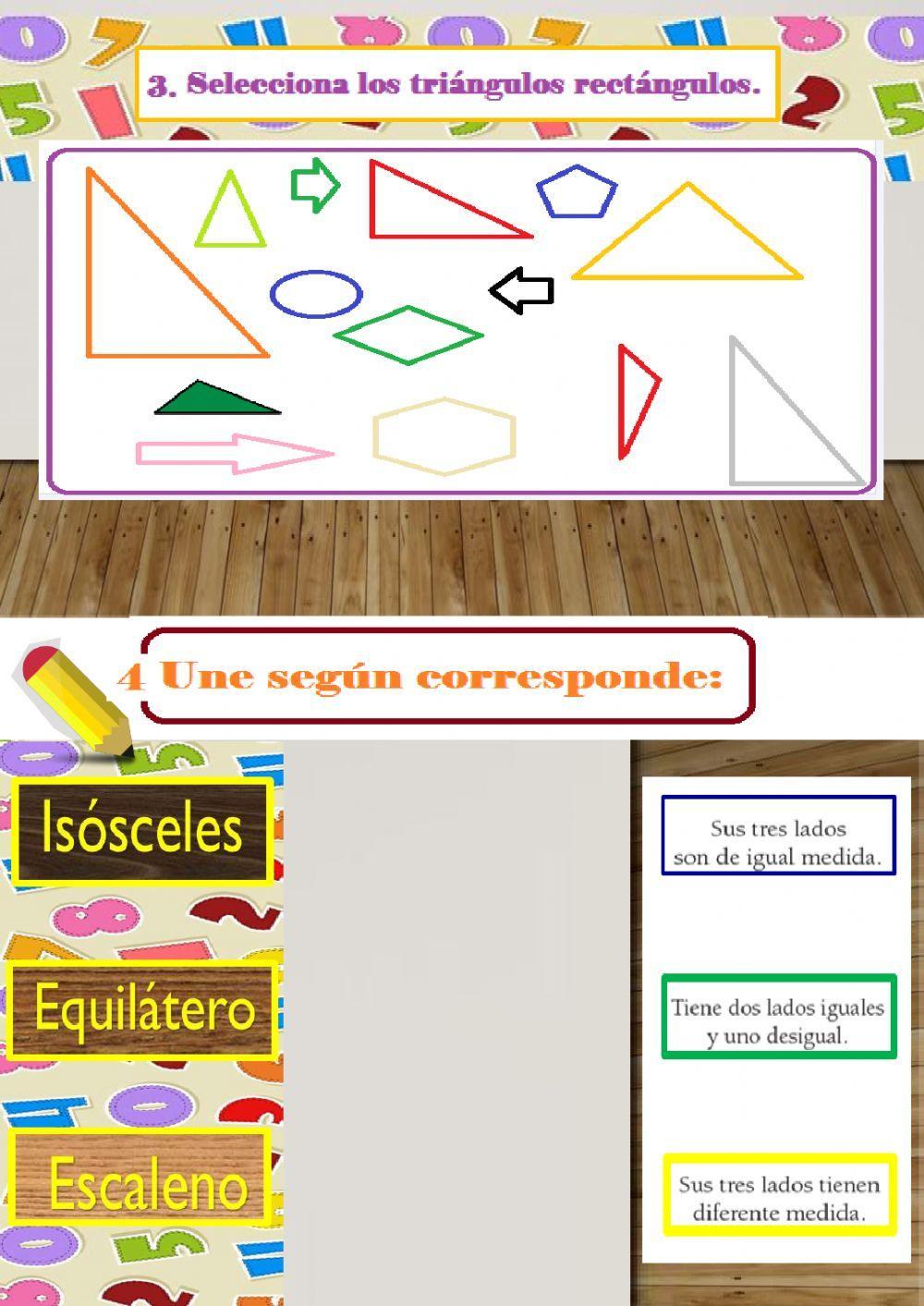 Clasificación de los triángulos.