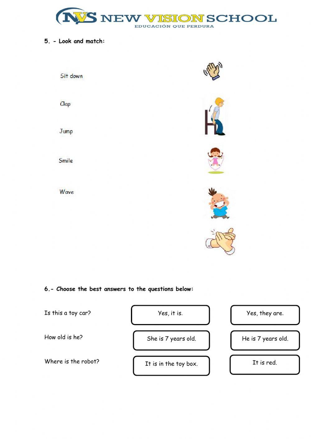 Midterm Exam Second grades