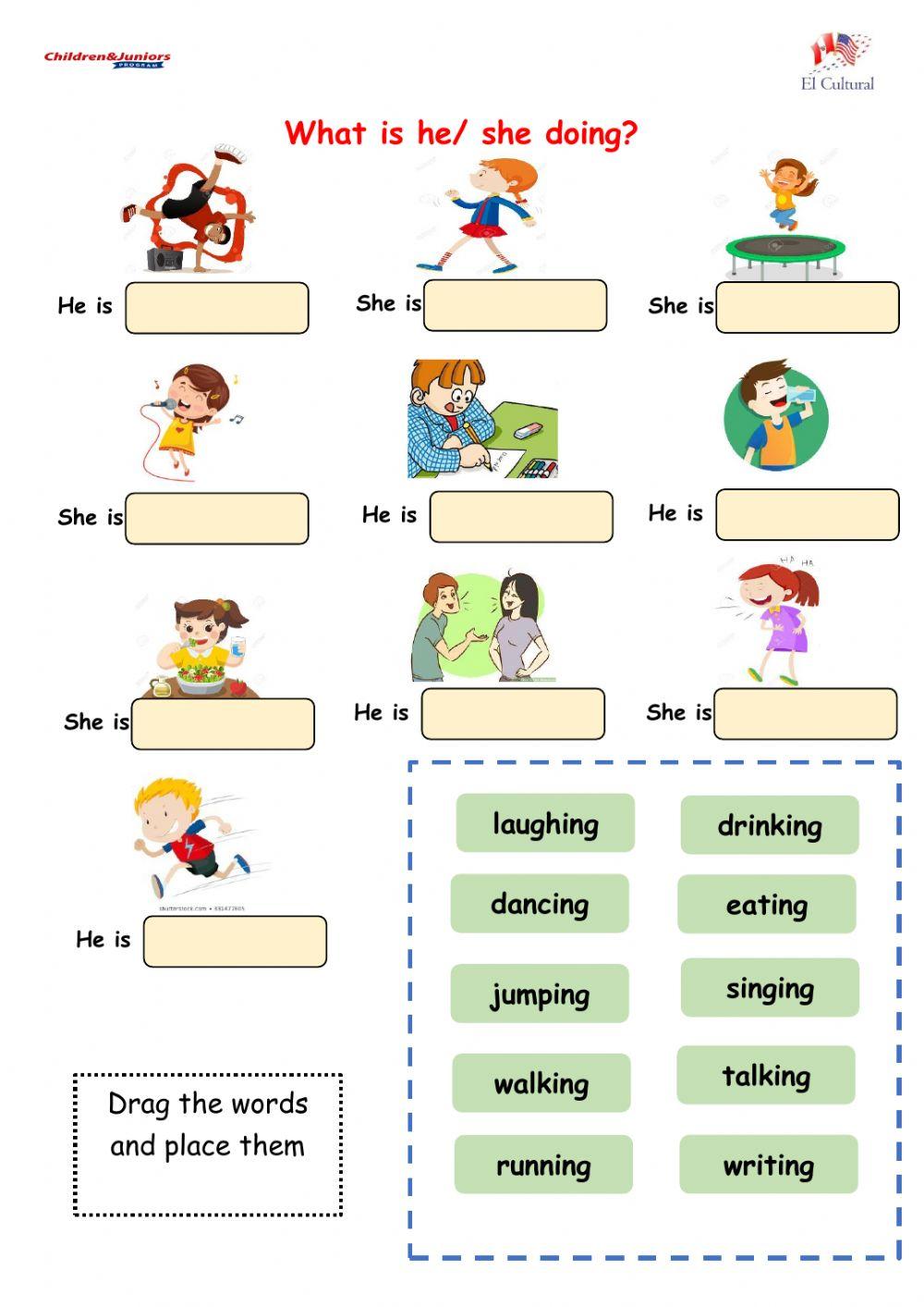 Verbs actions
