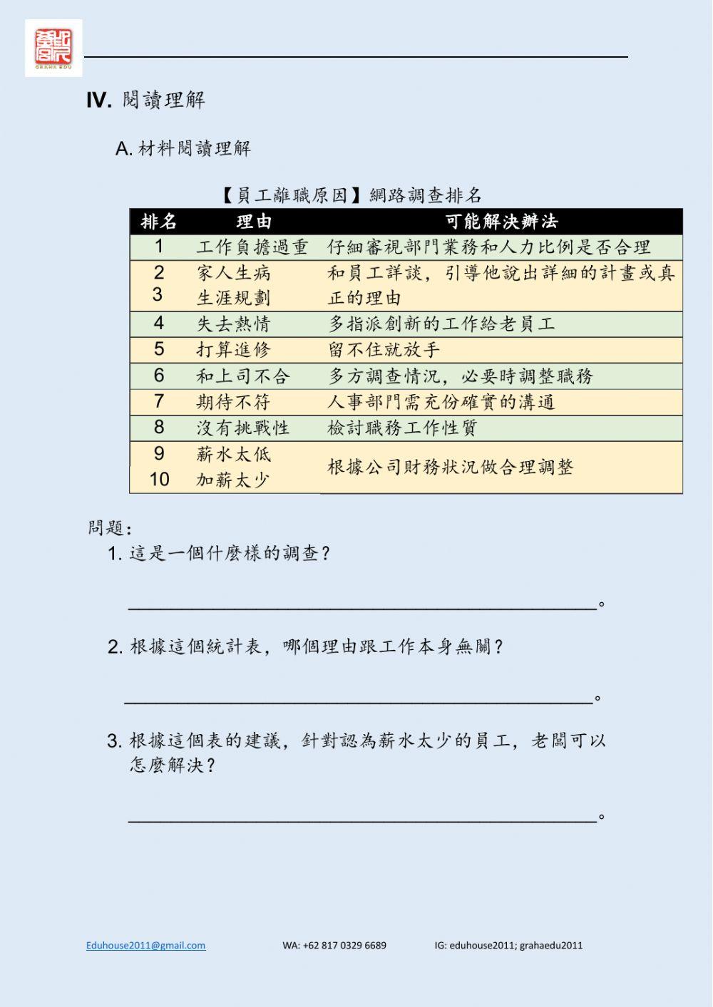 Welcome to Taiwan 4 Worksheet Unit 10