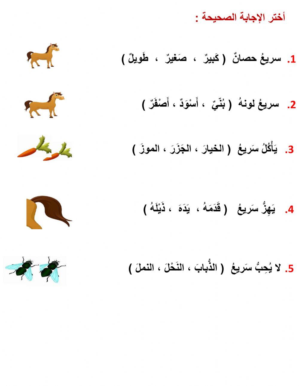 الحصان سريع