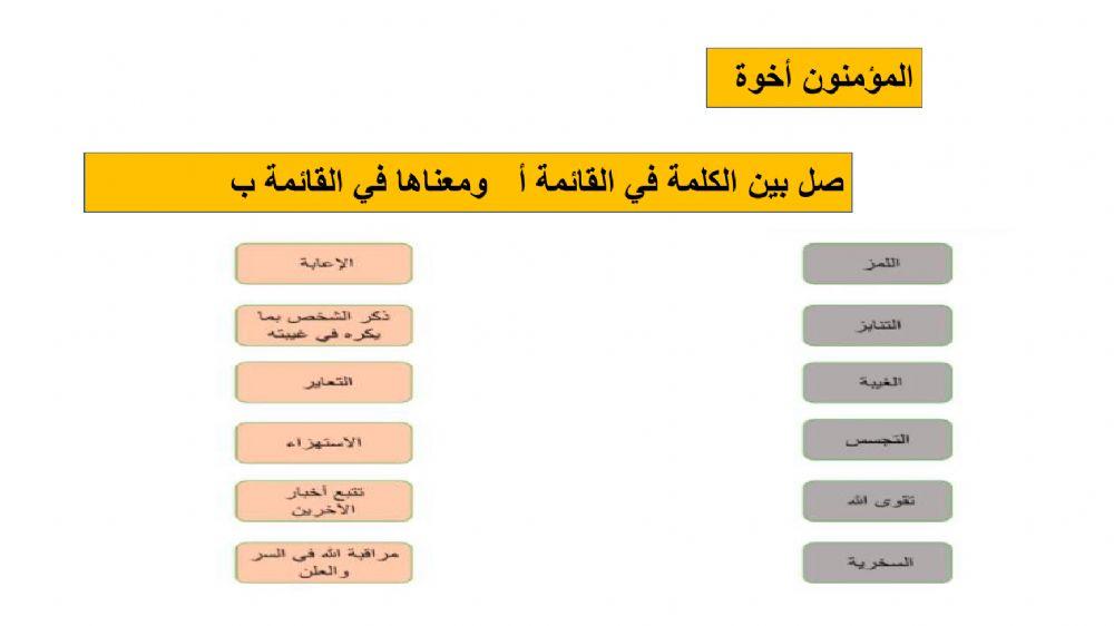 المؤمنون أخوة