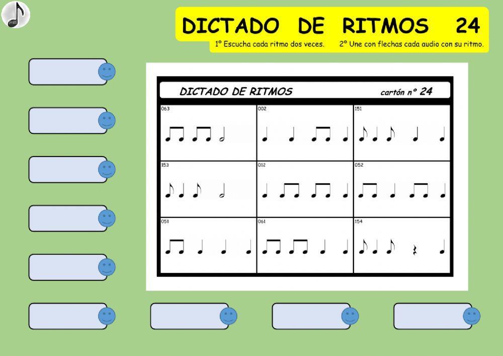 DICTADO DE RITMOS 24