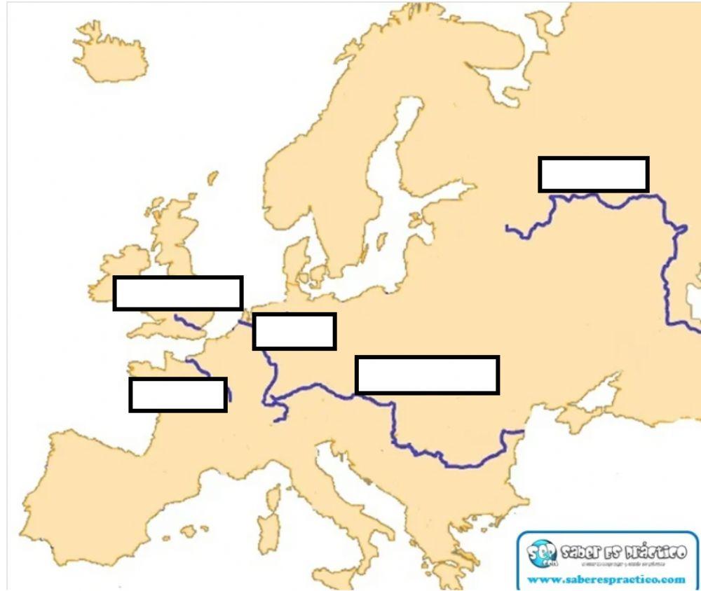 Principales ríos de Europa