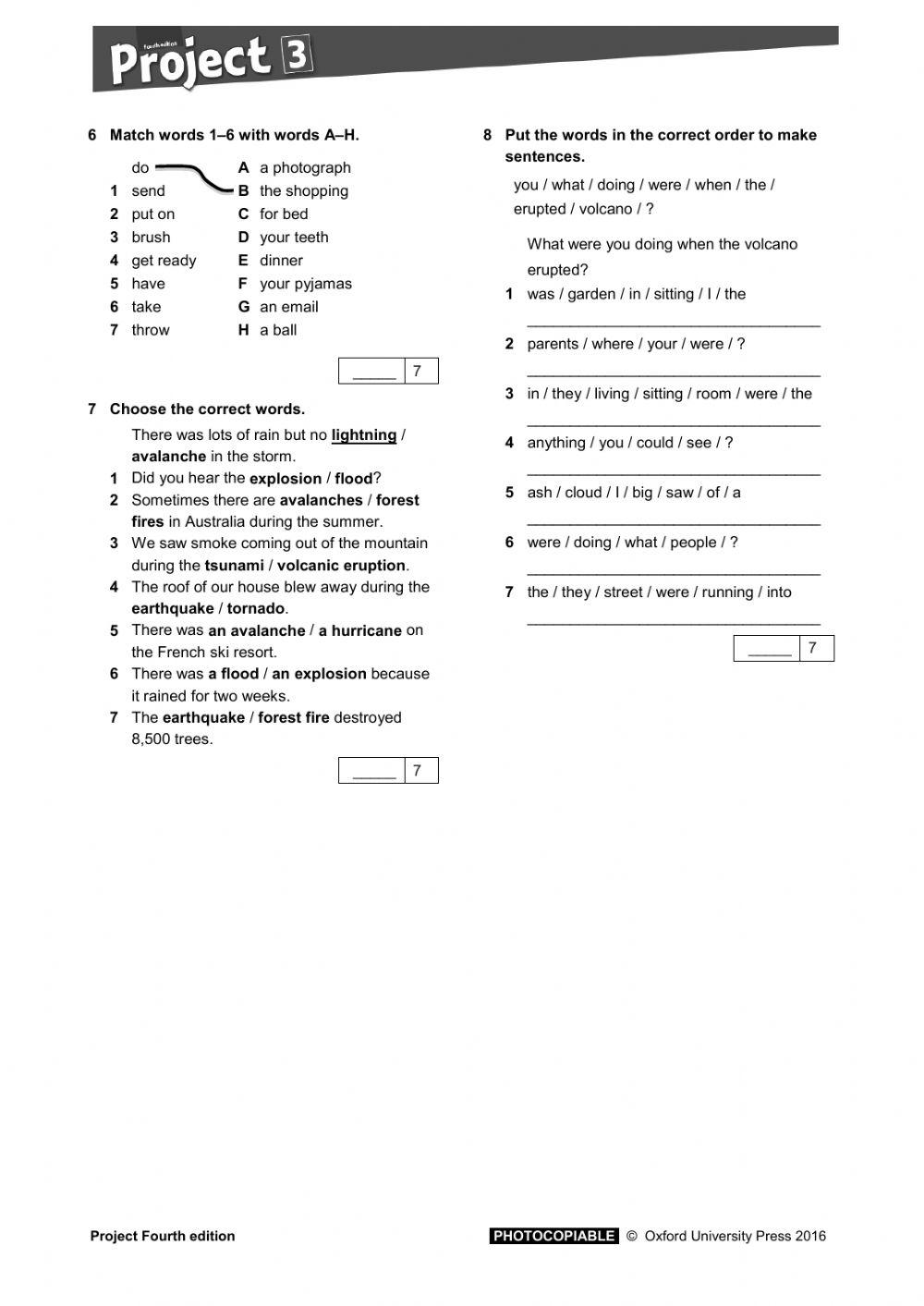 Project  Unit 3 TEST