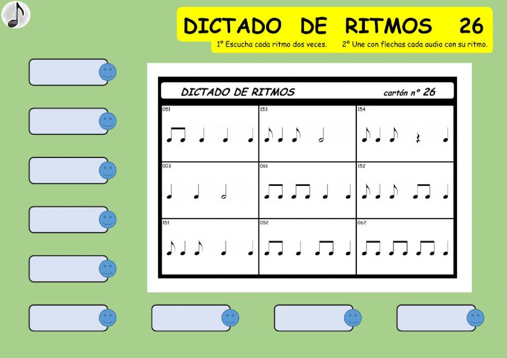 DICTADO DE RITMOS 26