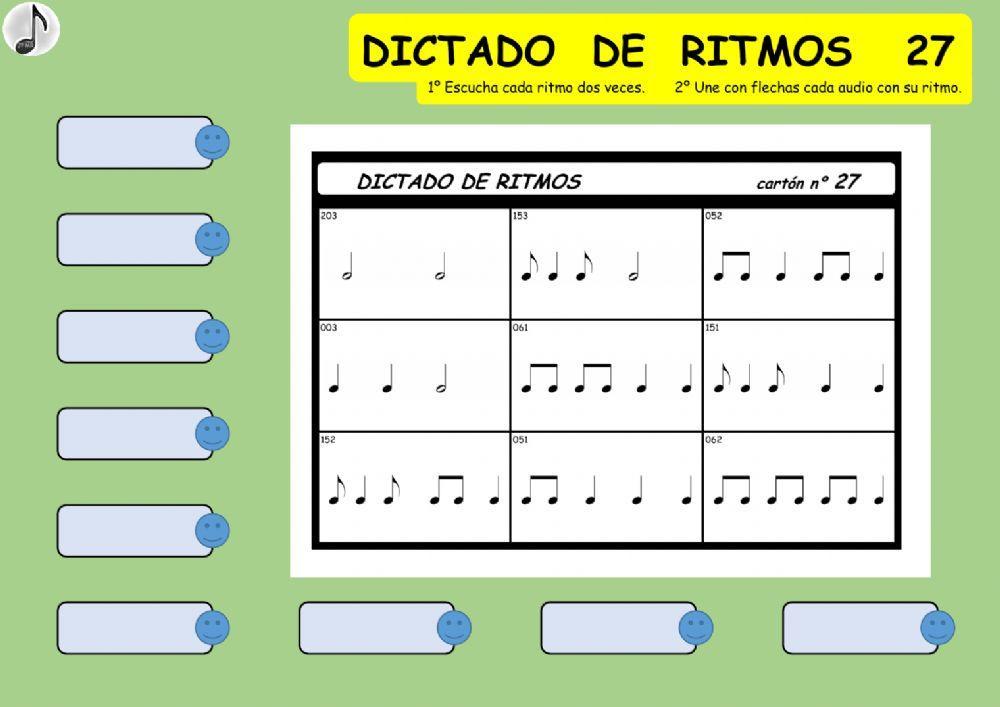 DICTADO DE RITMOS 27