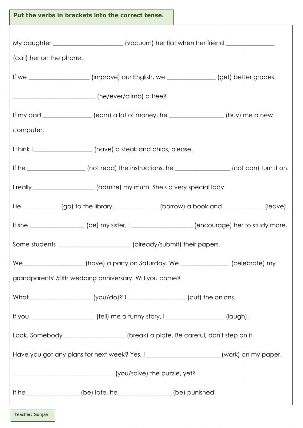 Revision exercises (modals, tenses, passive)