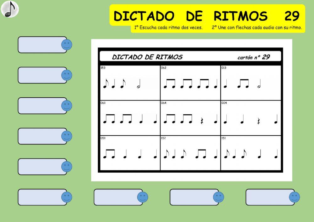 DICTADO DE RITMOS 29