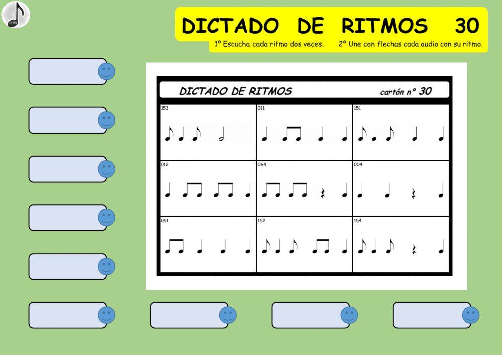 DICTADO DE RITMOS 30