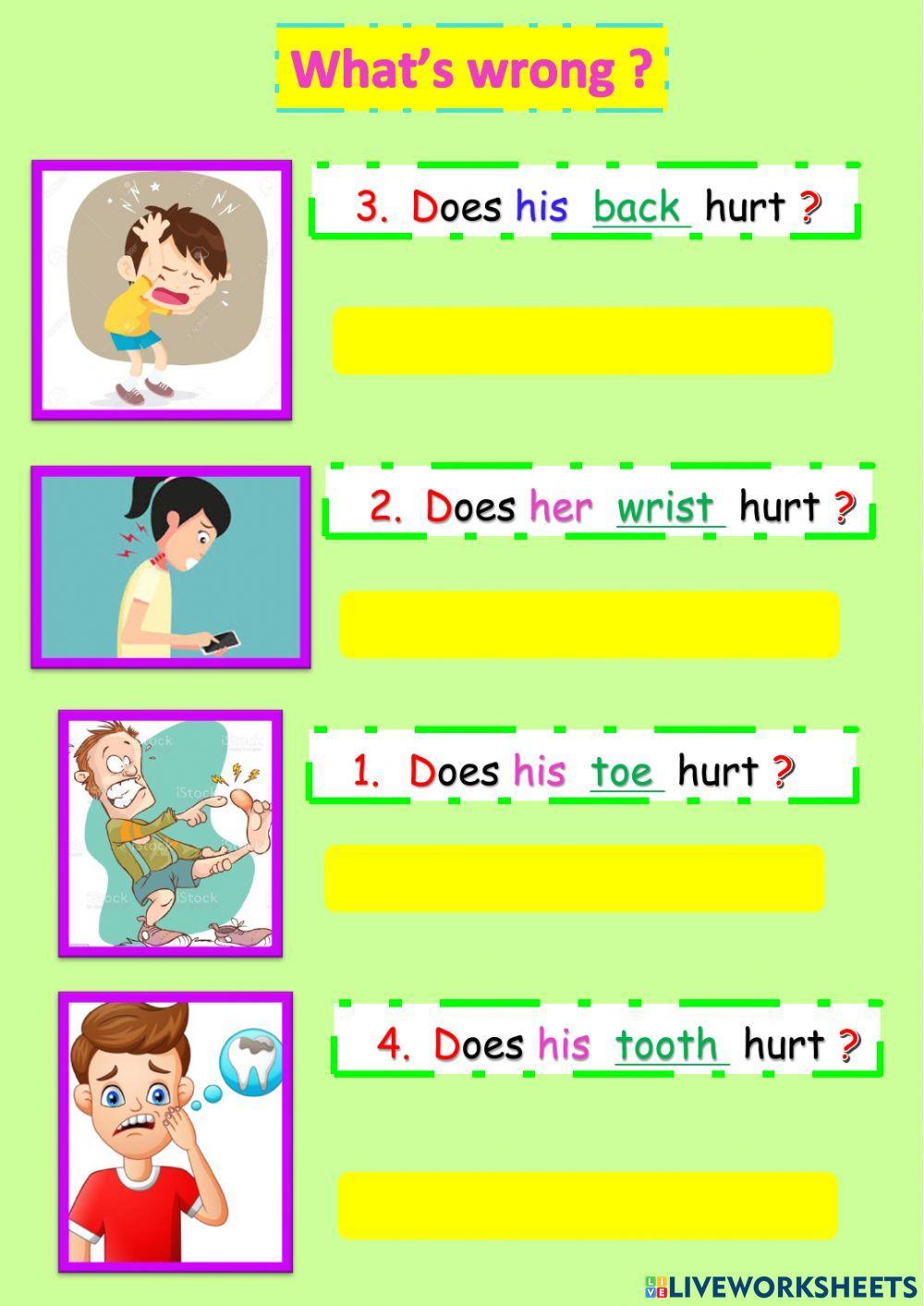 Health problems 4th grade unit 6