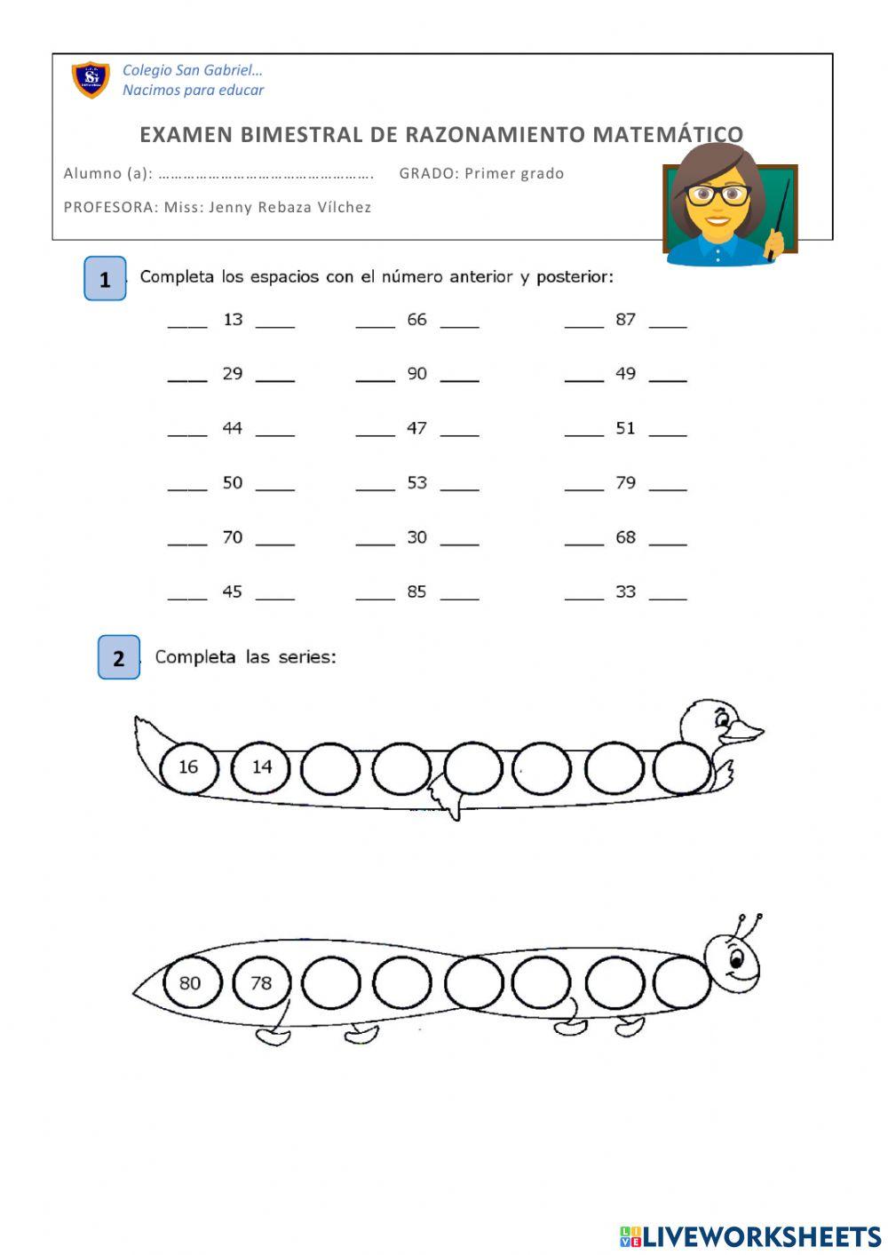 Anterior y Posterior
