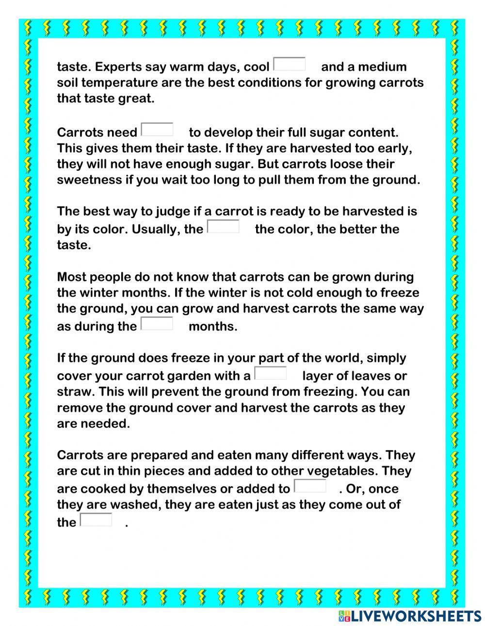 Not All Carrots are Orange