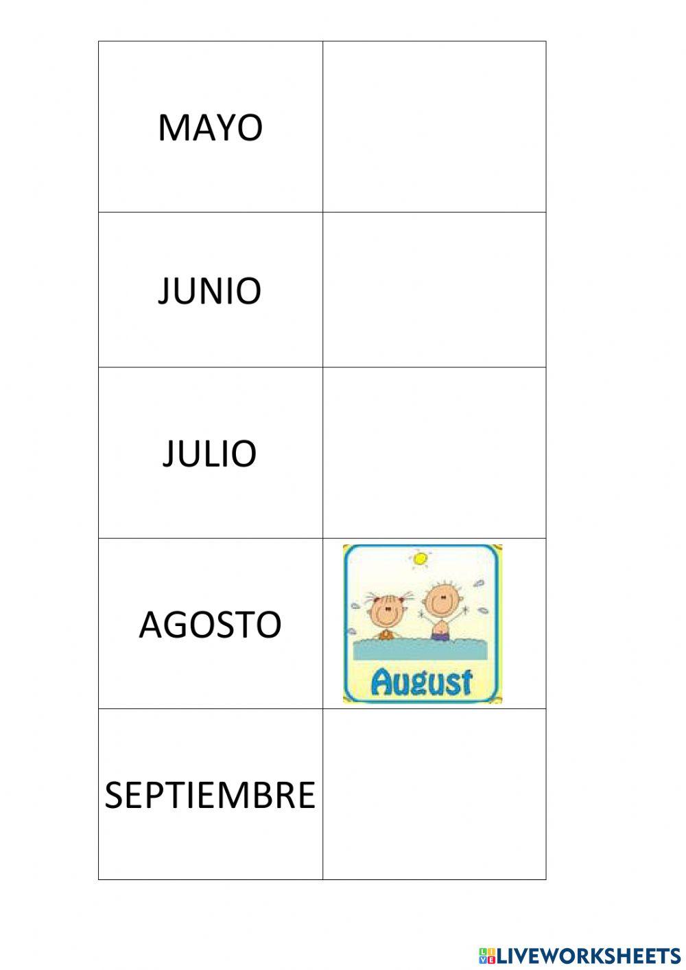 Meses del año Angelyna Núñez Gavilánez