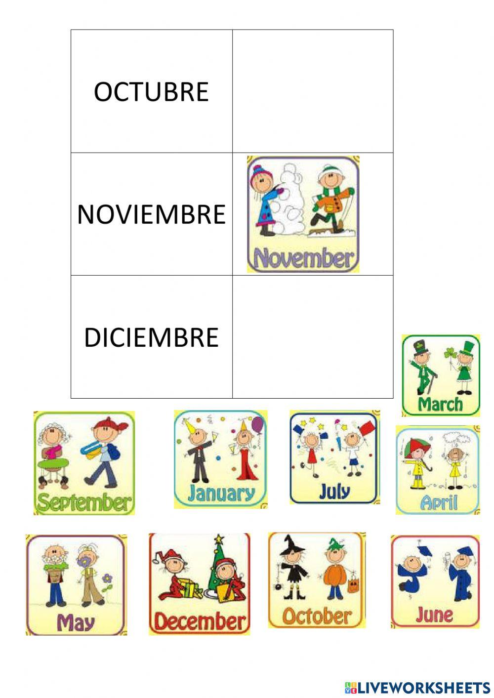 Meses del año Angelyna Núñez Gavilánez