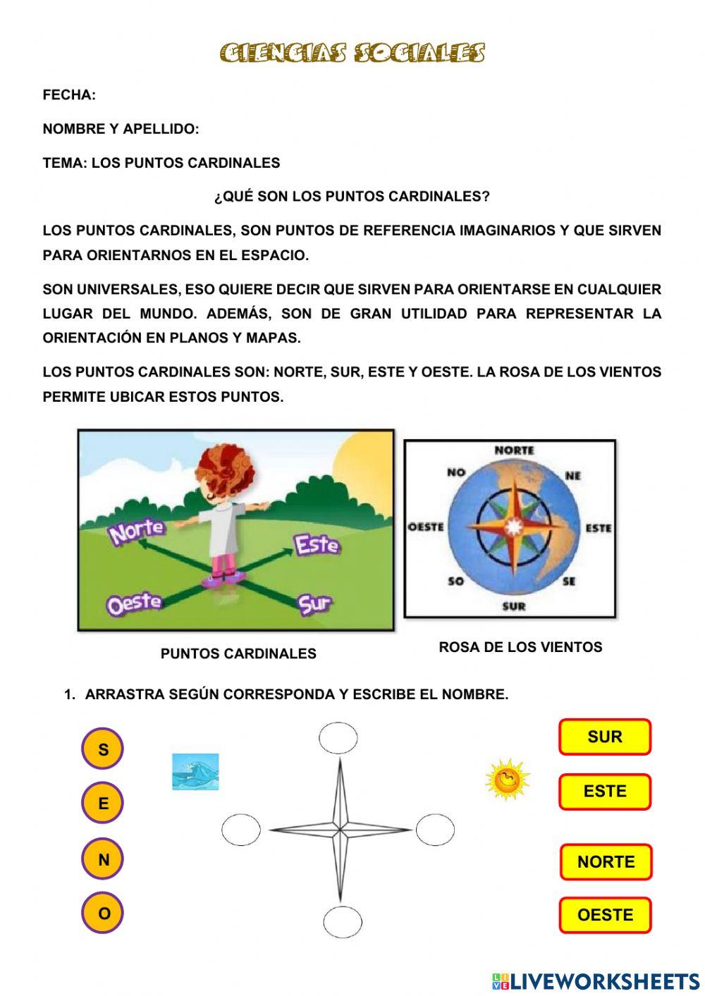 Puntos cardinales