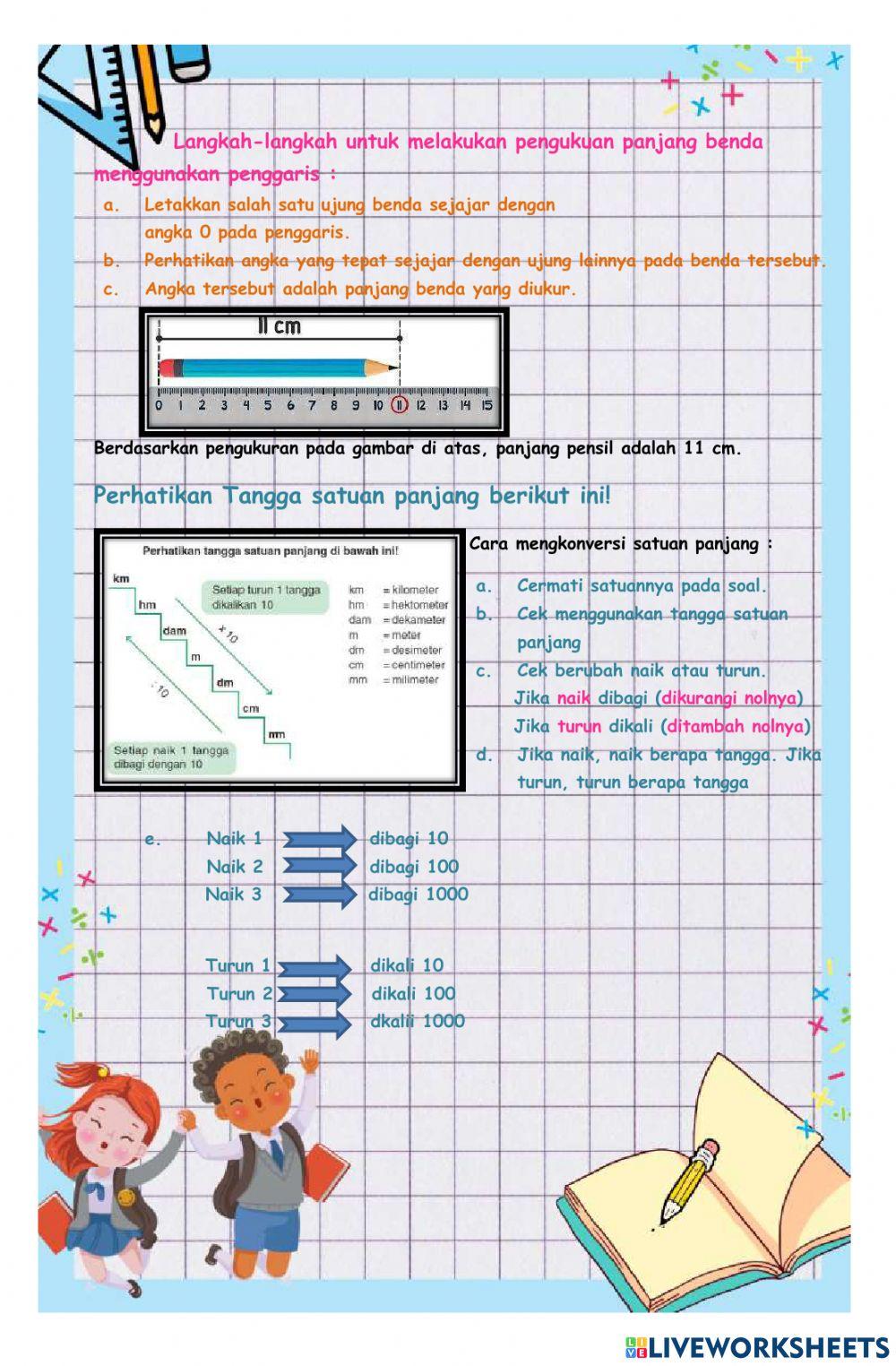 Modul Matematika Satuan Panjang