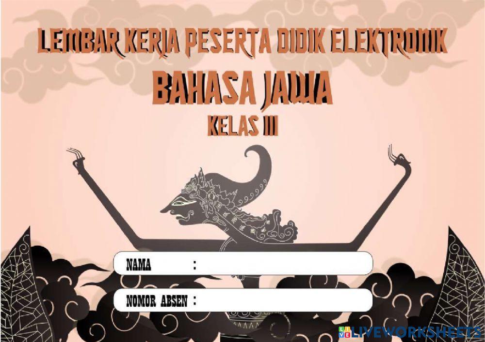 Elektronik LKPD Bahasa Jawa