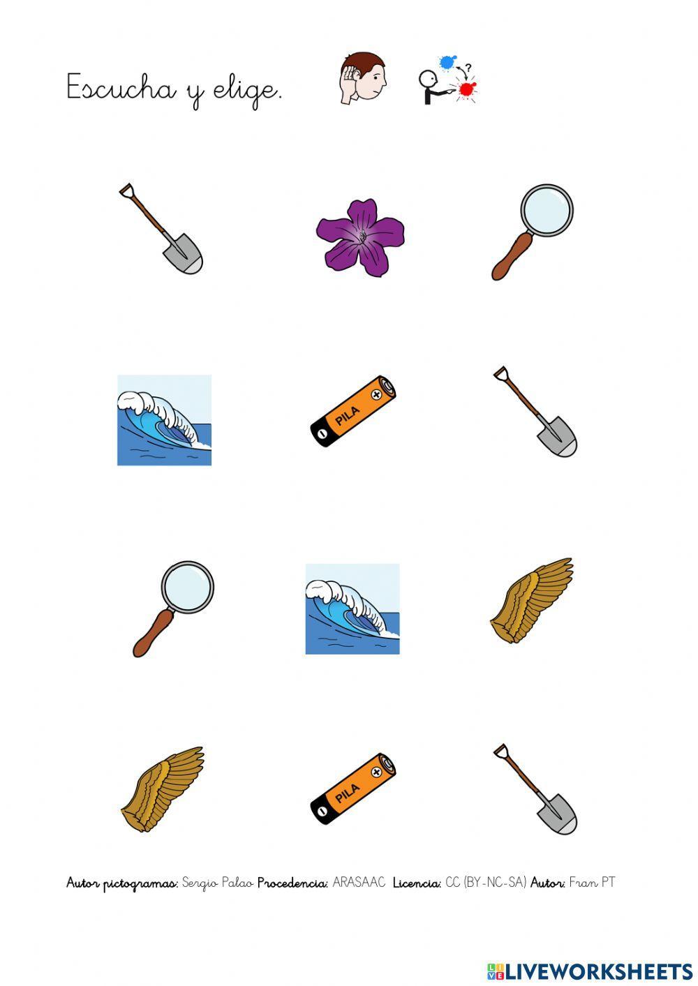 Leer palabras con l.