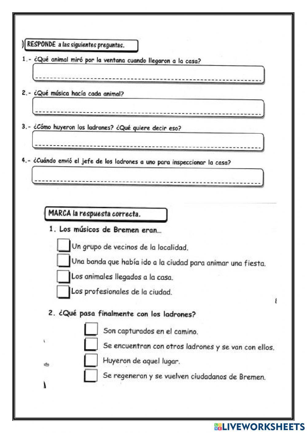 Examen bimestral de comunicación