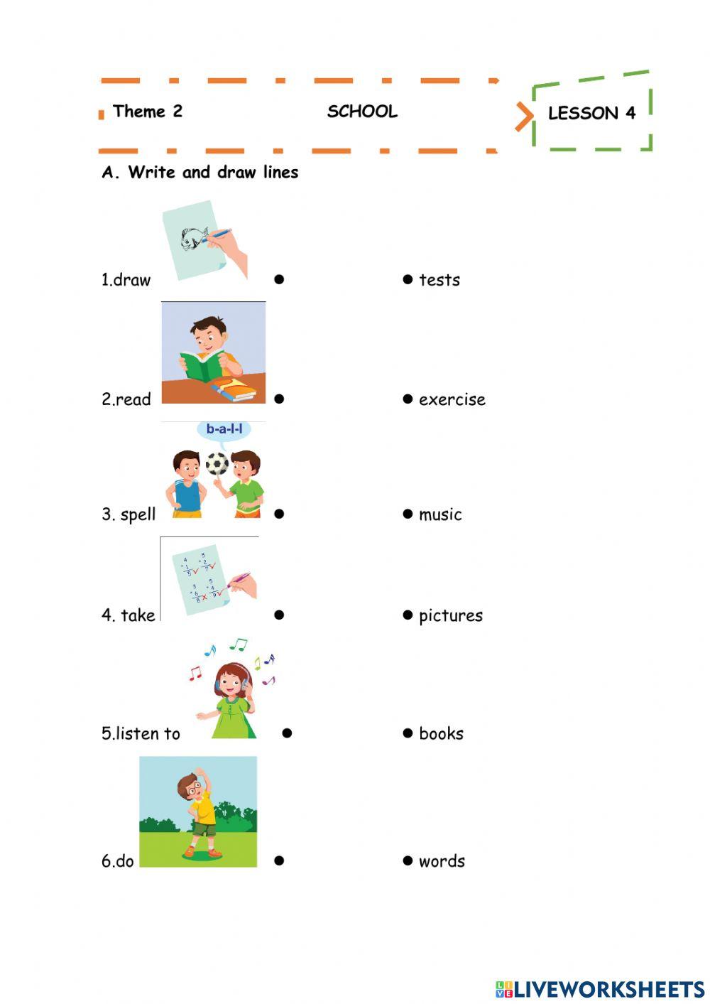 Theme 2 School Lesson 3