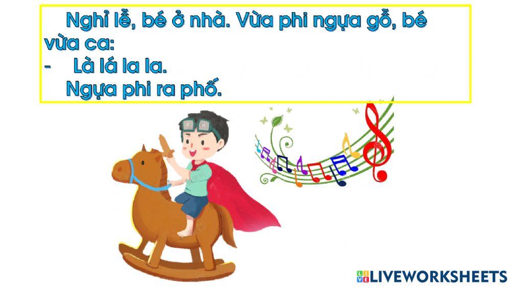 Hoạt động: luyện đọc câu