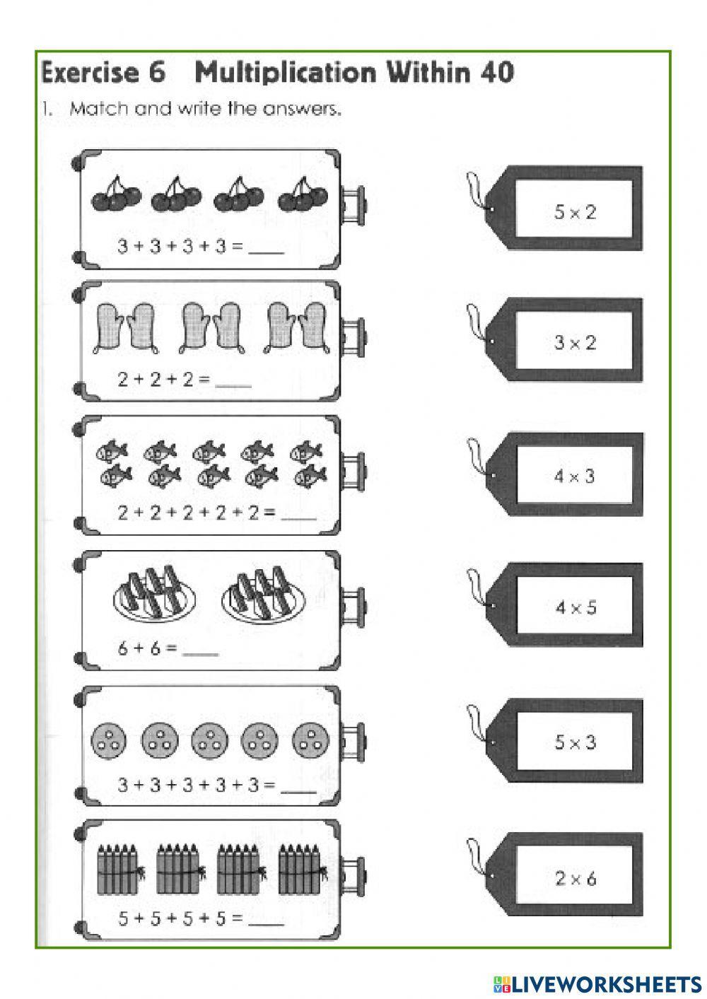Maths-Multiplication and Division