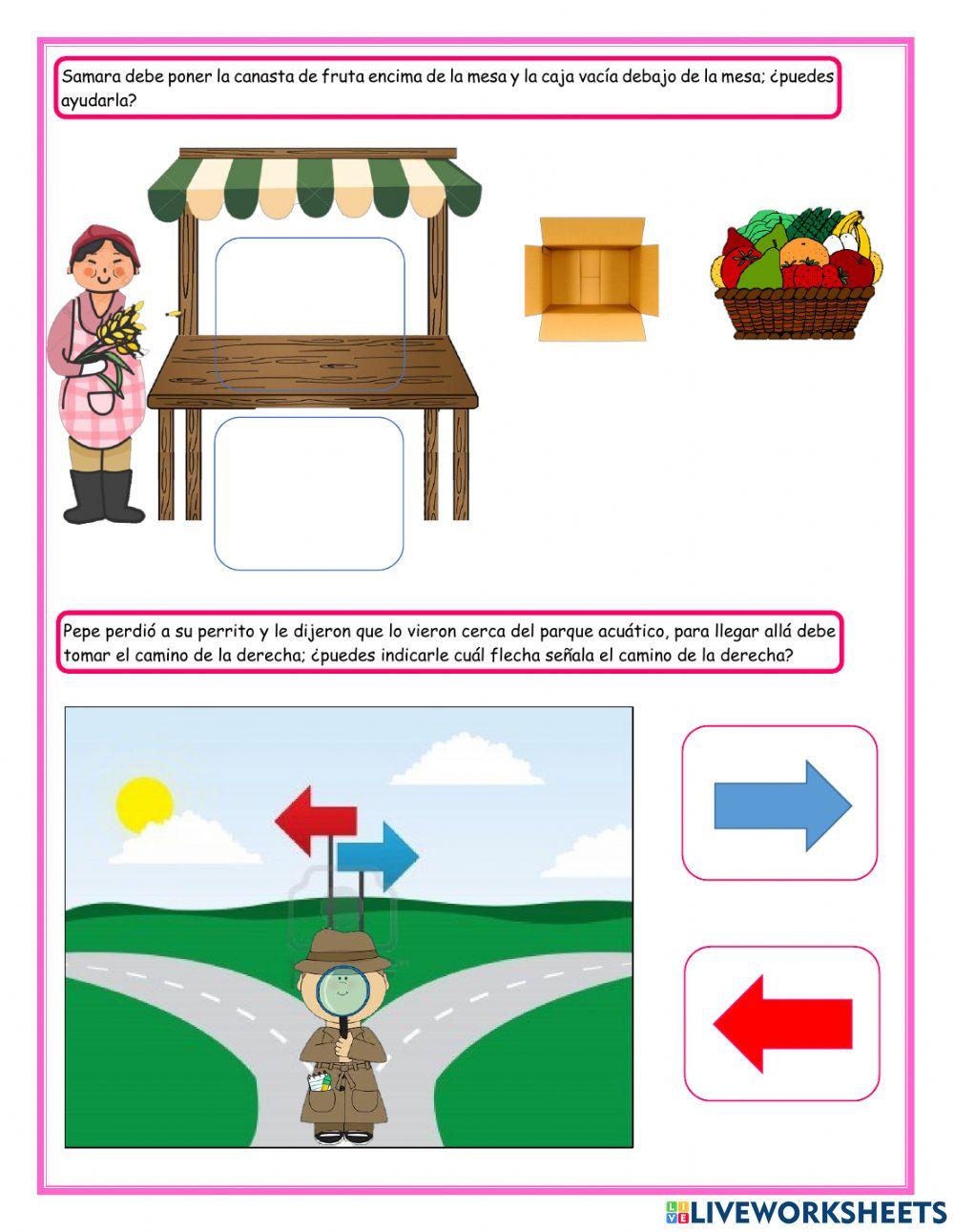 Nociones espaciales -2