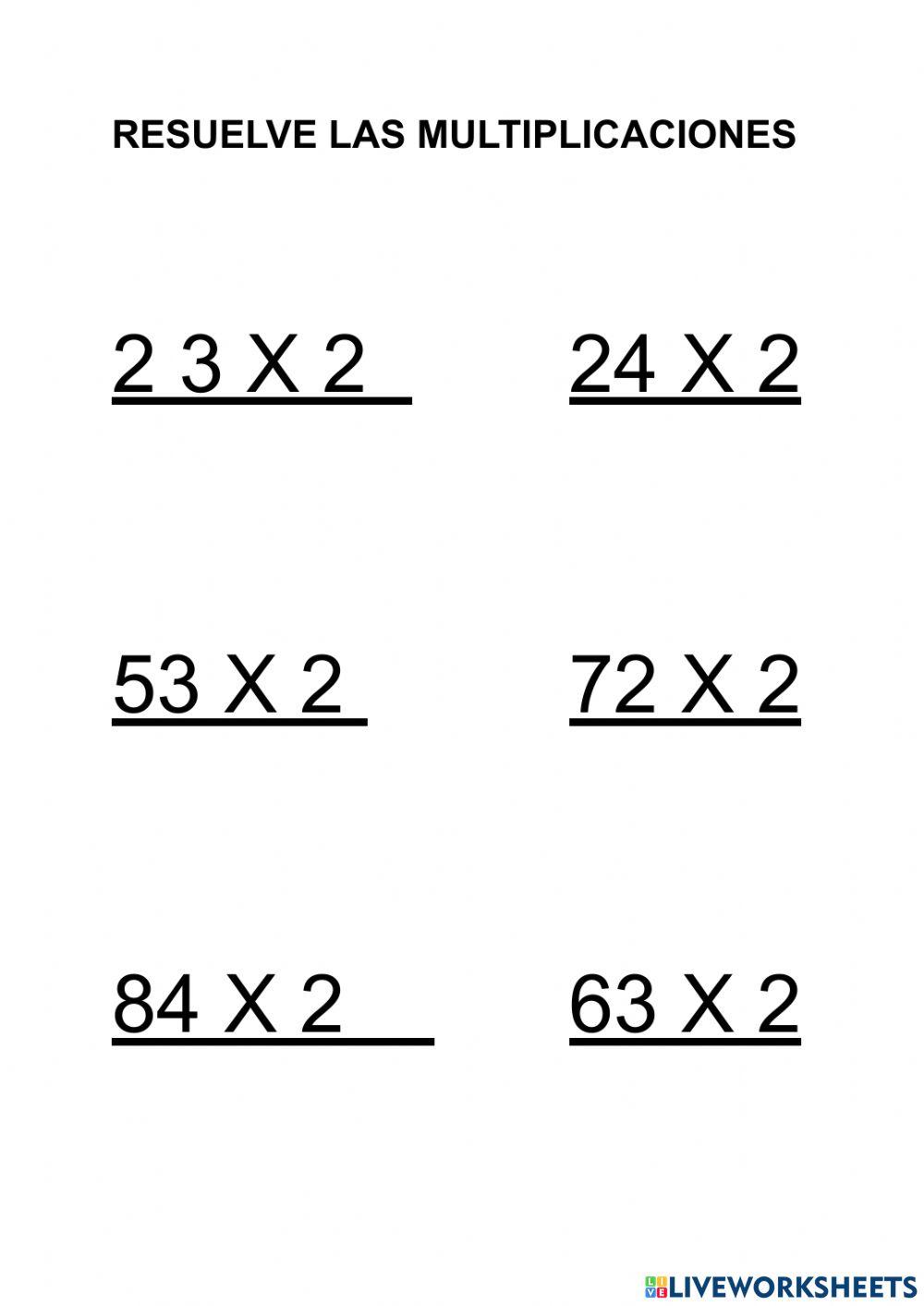 Multiplicación