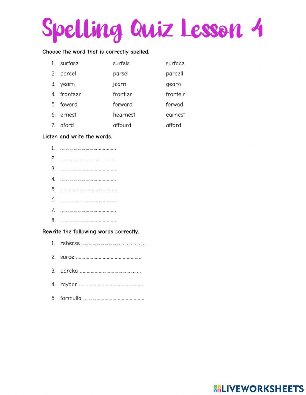 Words with vowel + r Words with vowel + r