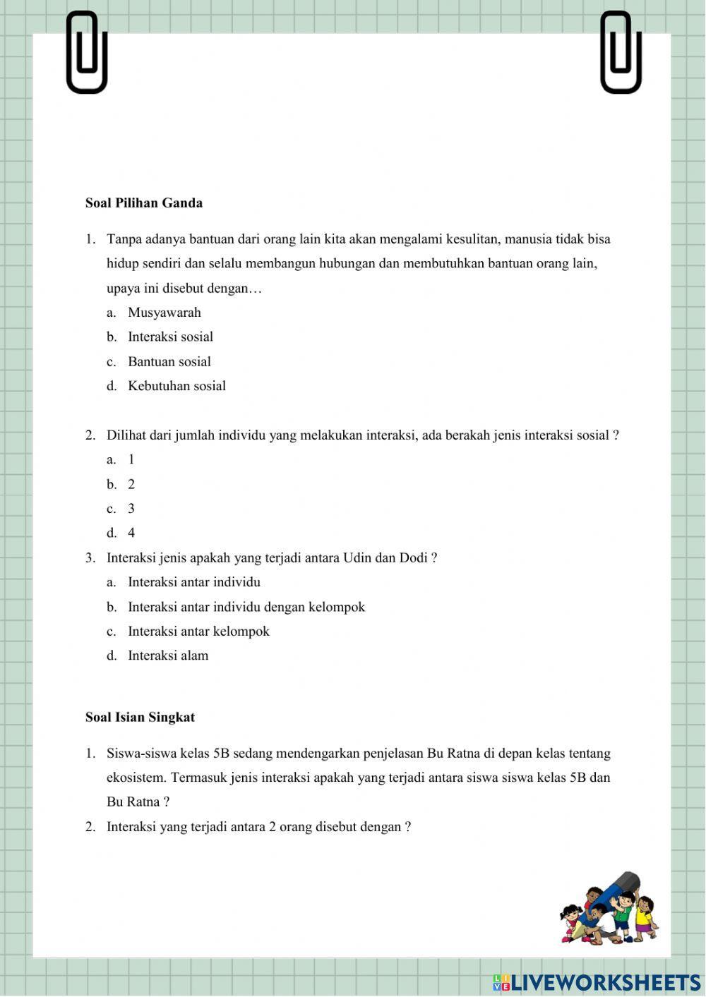 Lkpd Interaktif Kelas 5 Tema 4