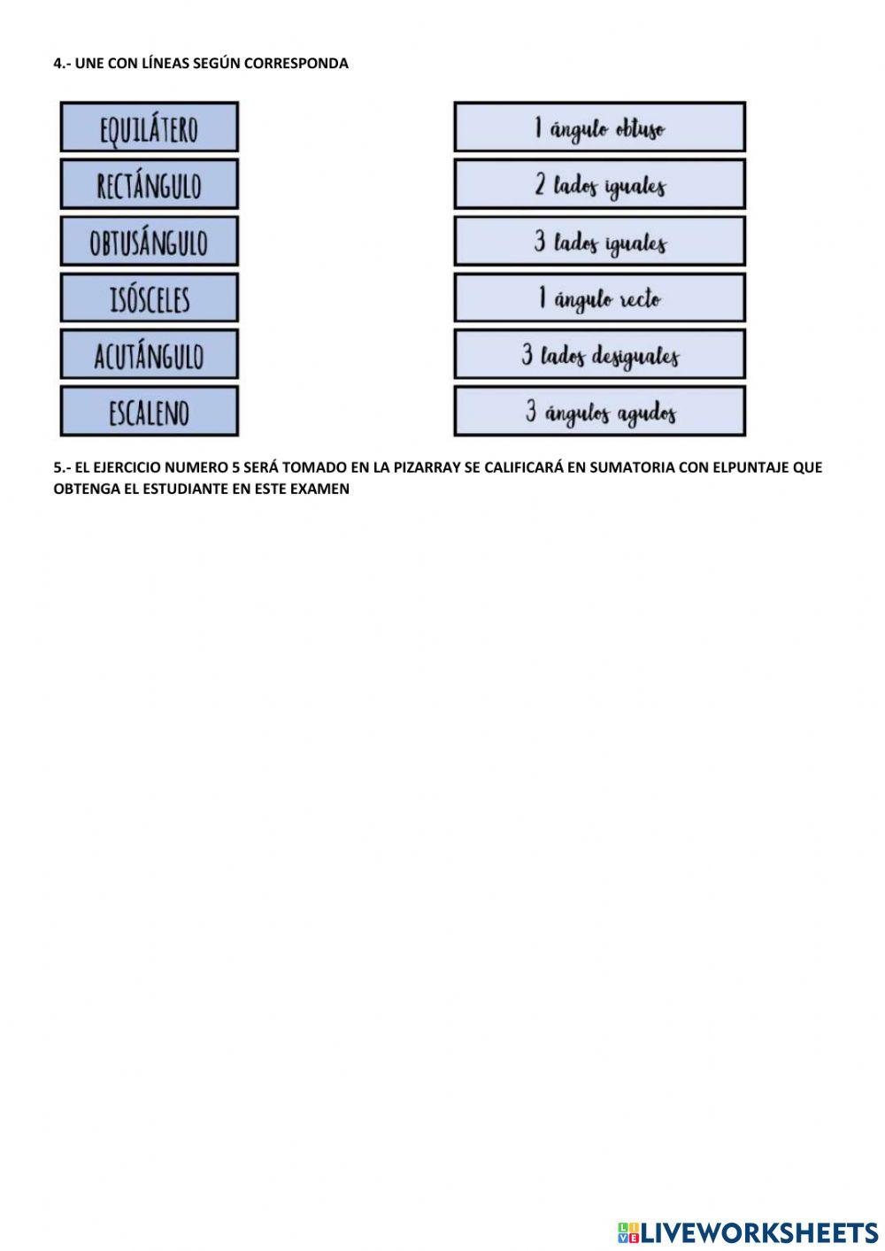 Examen matematicas