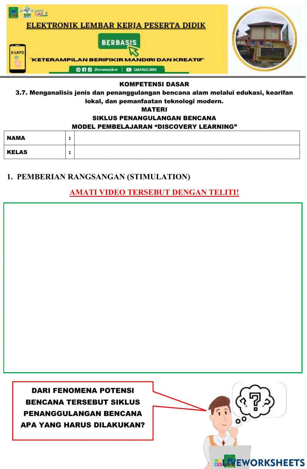 Siklus penanggulangan bencana banjir