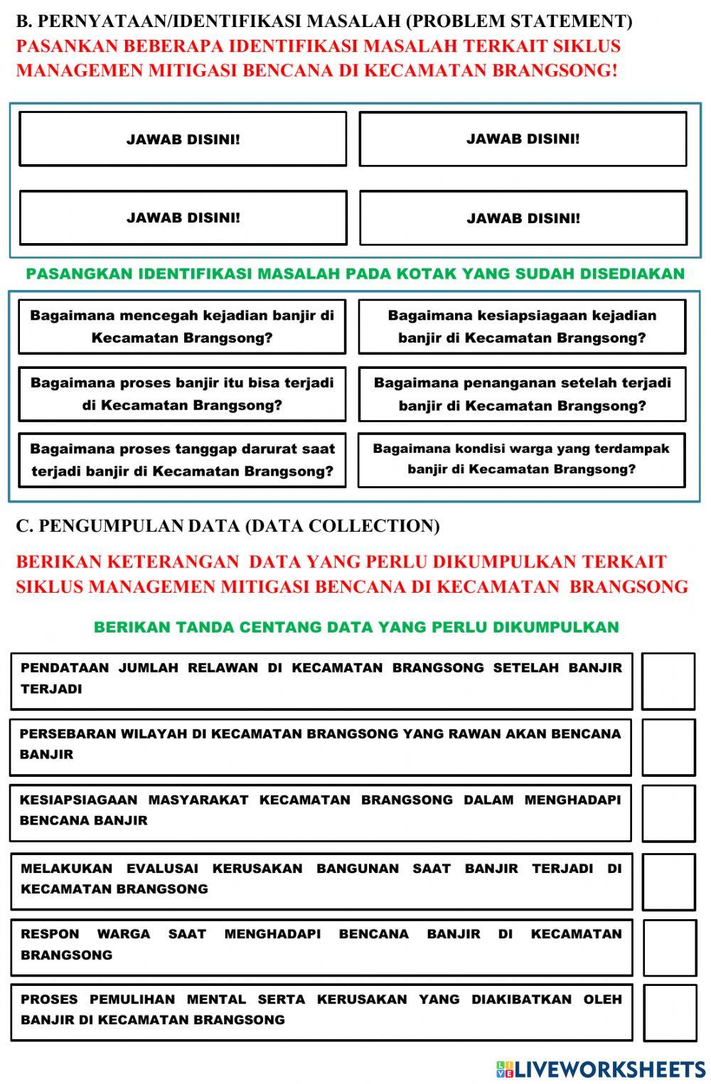 Siklus penanggulangan bencana banjir Siklus penanggulangan bencana banjir