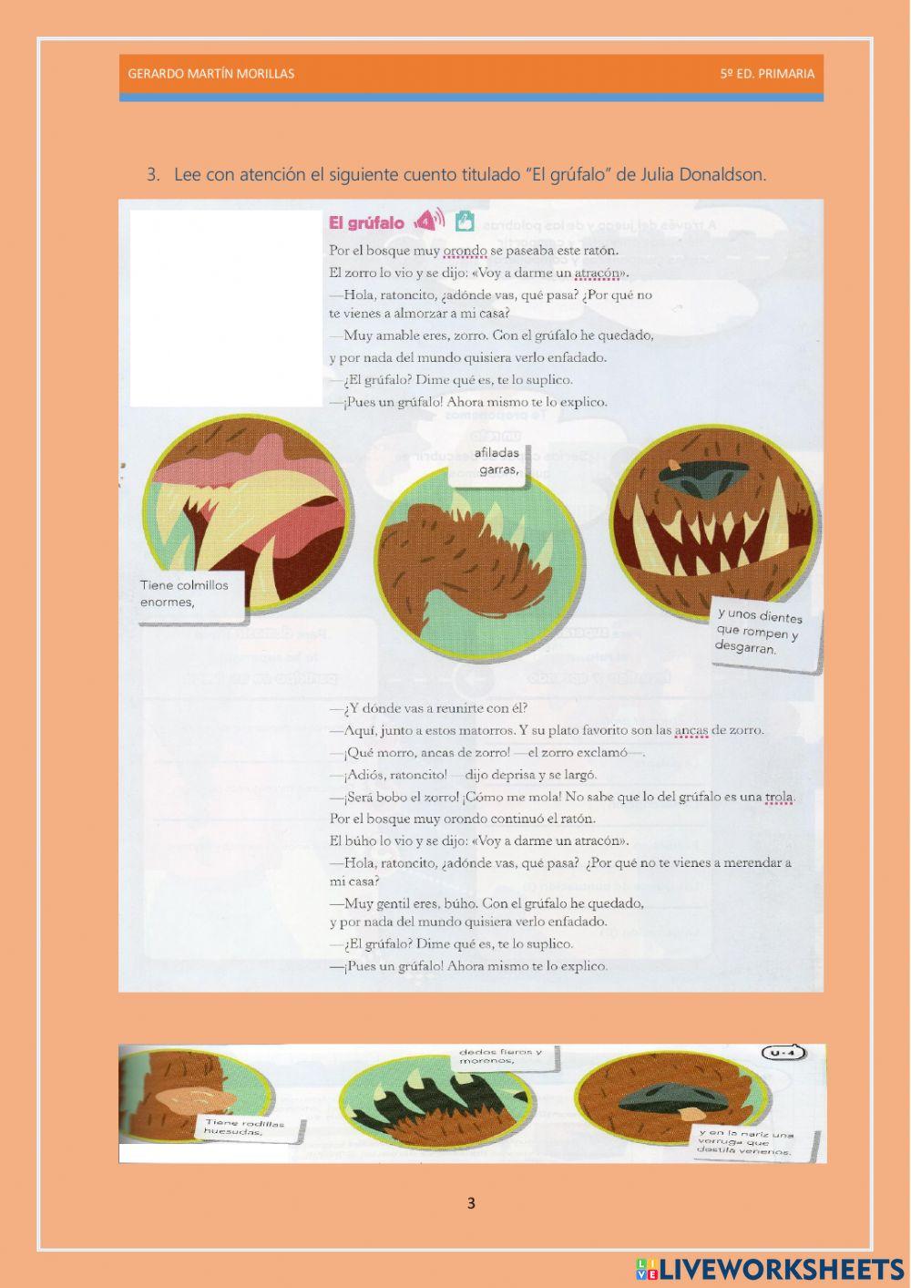 Competencia lectora. Tarea 3.
