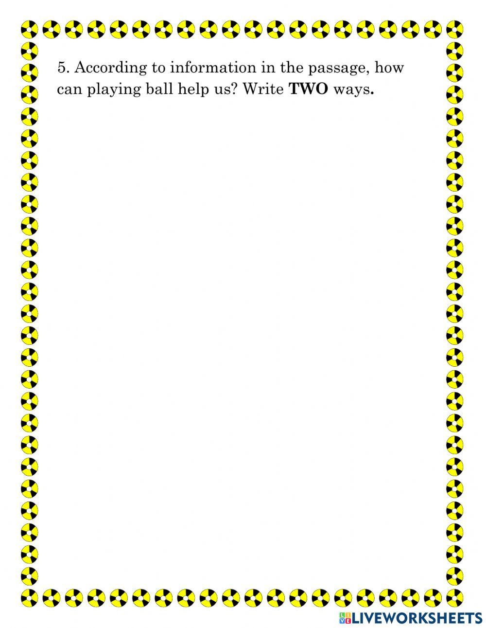 Classification Comprehension Passage