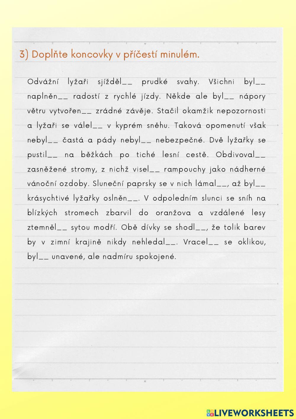 Podmět a přísudek