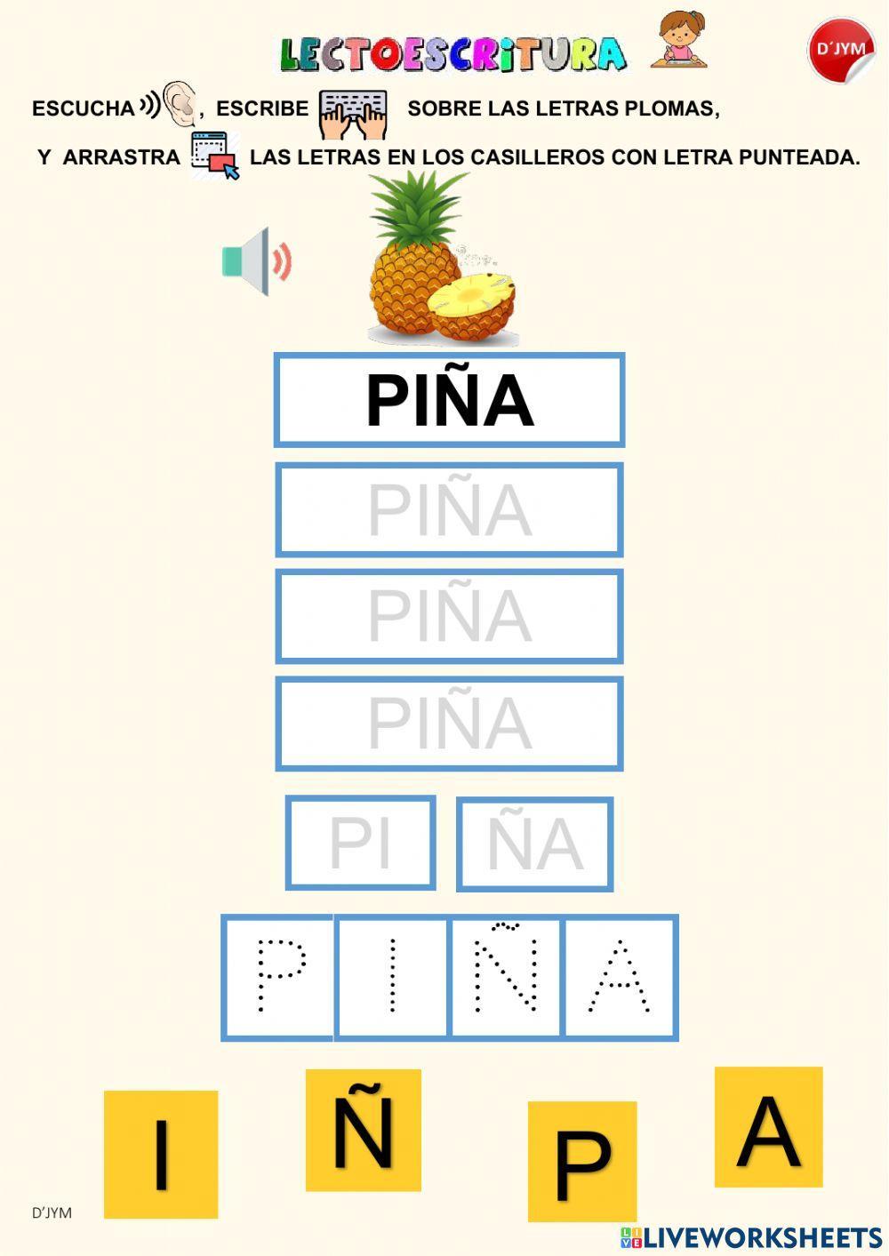 Frutas - Lectura global