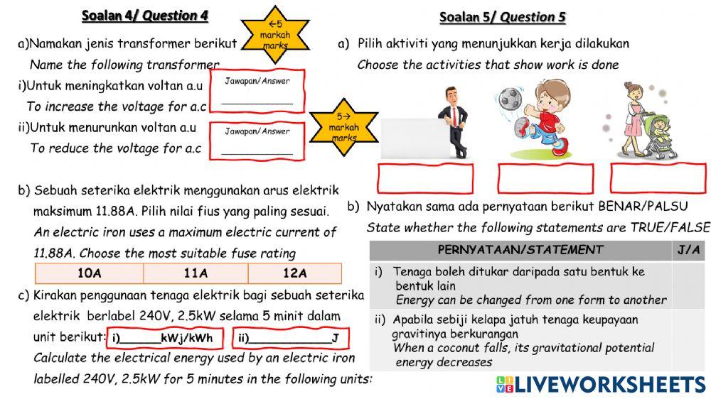 UJIAN SAINS TINGKATAN 3 BAHAGIAN 2 (SOALAN STRUKTUR)