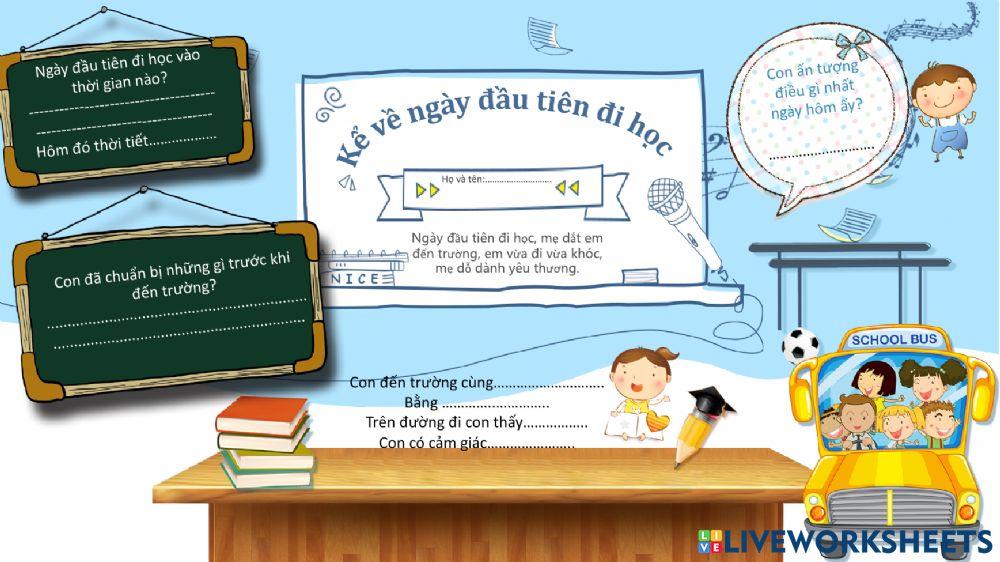 Ngày đầu tiên đi học