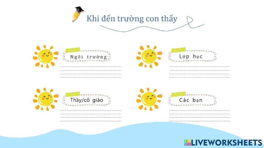 Ngày đầu tiên đi học