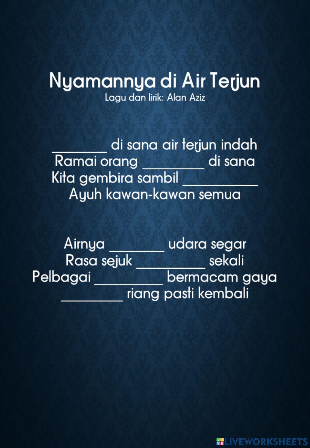 Nyamannya di Air Terjun