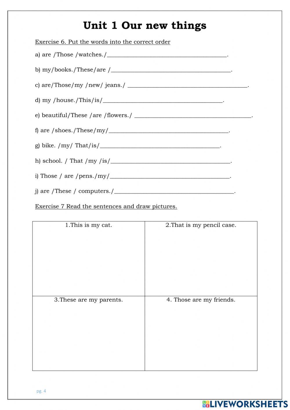 Grammar Friends 2 Handout u1 p4