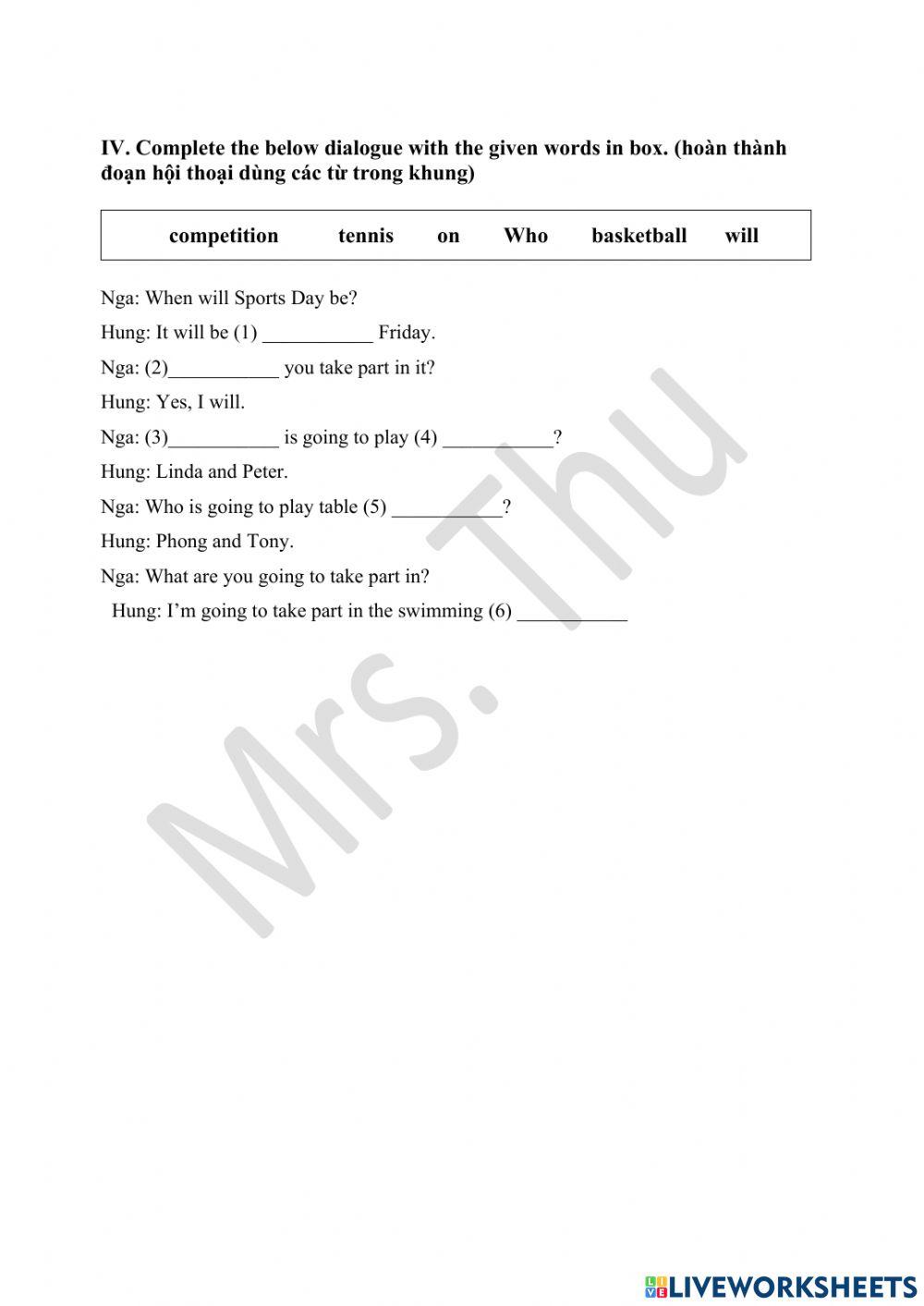 English 5 - unit 10 - test 3