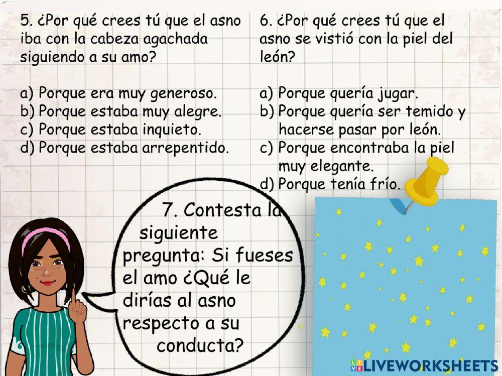 El asno que se disfrazó de león