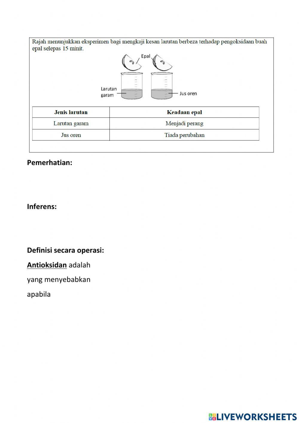 Kemahiran proses sains