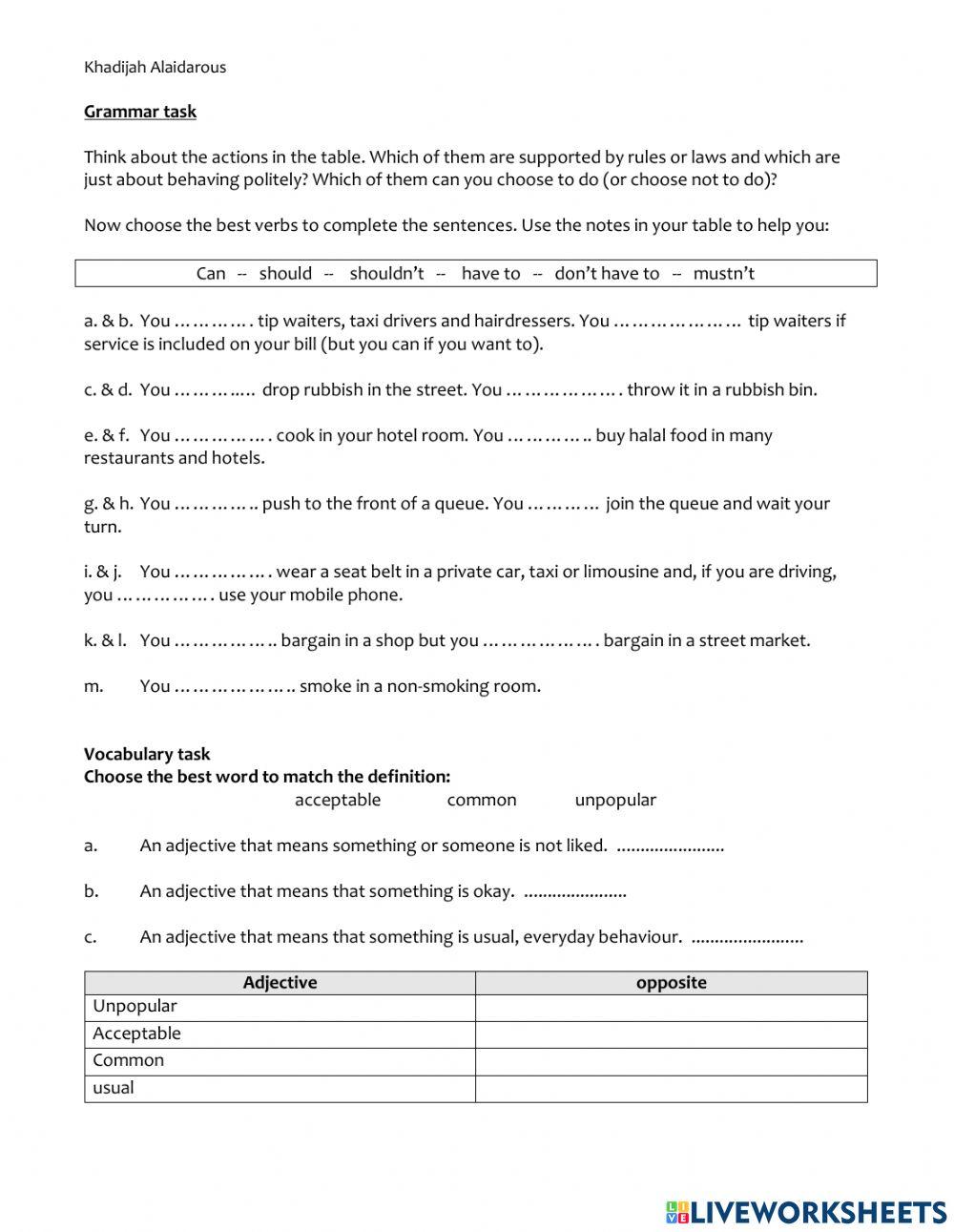 102 T6: Interpersonal skills 1