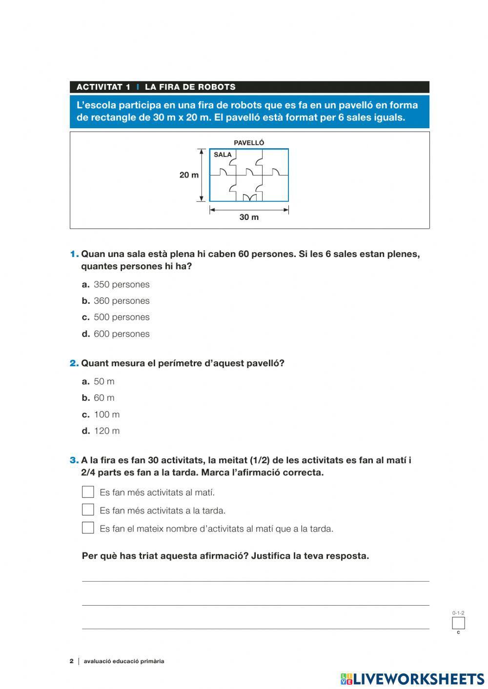 Competències Bàsiques Matemàtiques 2016