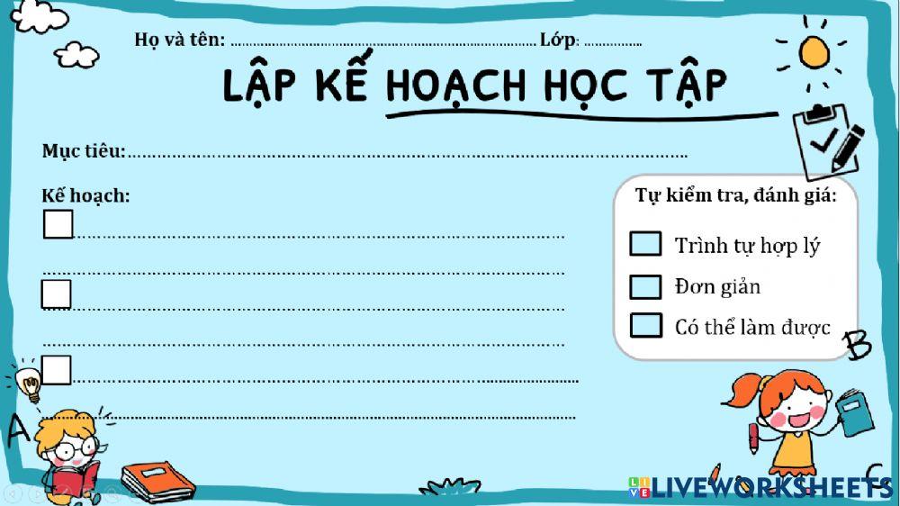 Thuc hanh lap ke hoach